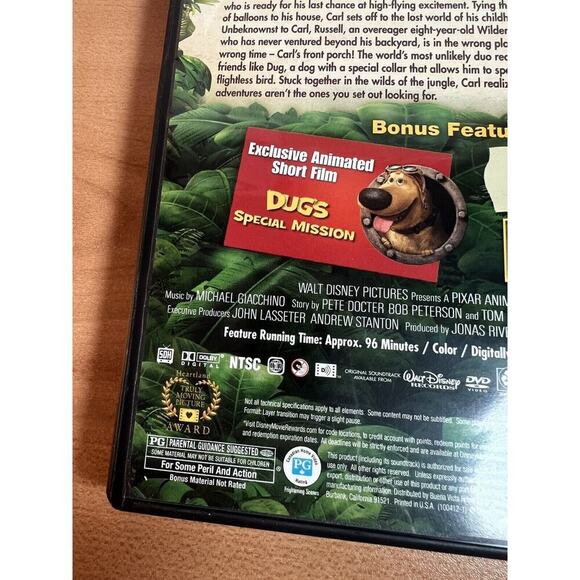 Up (DVD, 2009) Disney Pixar With Disney Movie Rewards - Picture 3 of 8